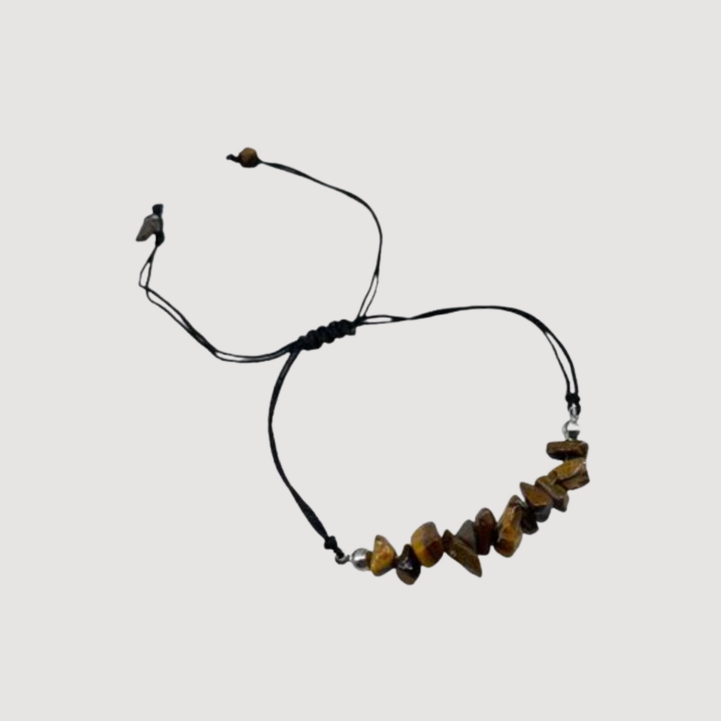 Adjustable Stone Bracelet Tigers Eye