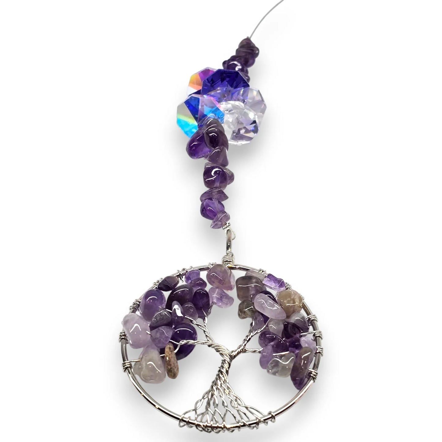 Crystals - Tree of Life Suncatcher