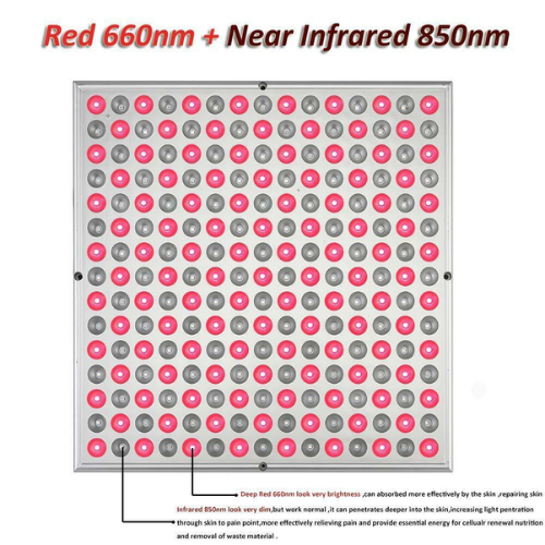 Red Lamp and Infrared LED Light Therapy Panel