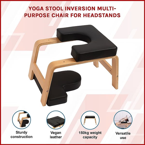 Wellness - Yoga Stool Inversion Multi-Purpose Chair For Headstands