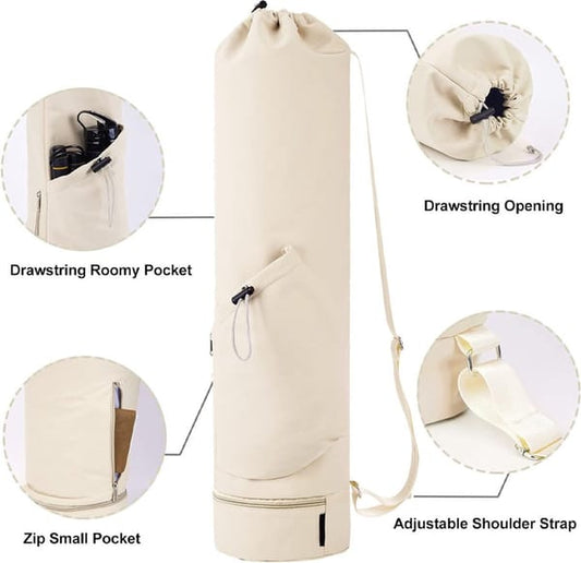 Wellness - Yoga Mat Carry Bag with Storage Pockets