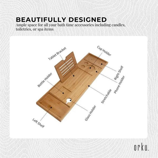 Decor - Bamboo Bath Caddy