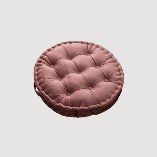 Dutch Velvet Round Tatami Meditation Floor Cushions