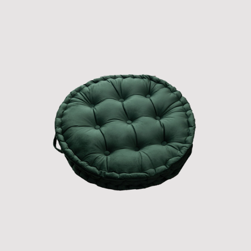 Dutch Velvet Round Tatami Meditation Floor Cushions