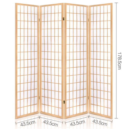 Natural Wooden Room Divider