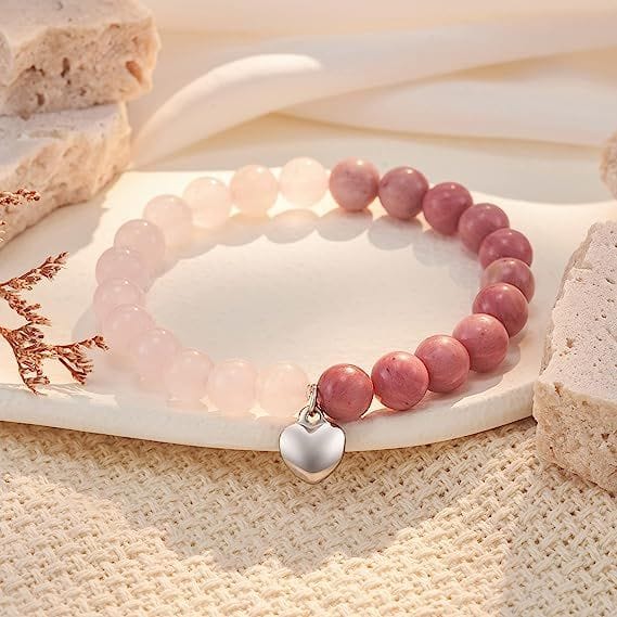 Crystals - Pink Beaded Bracelet