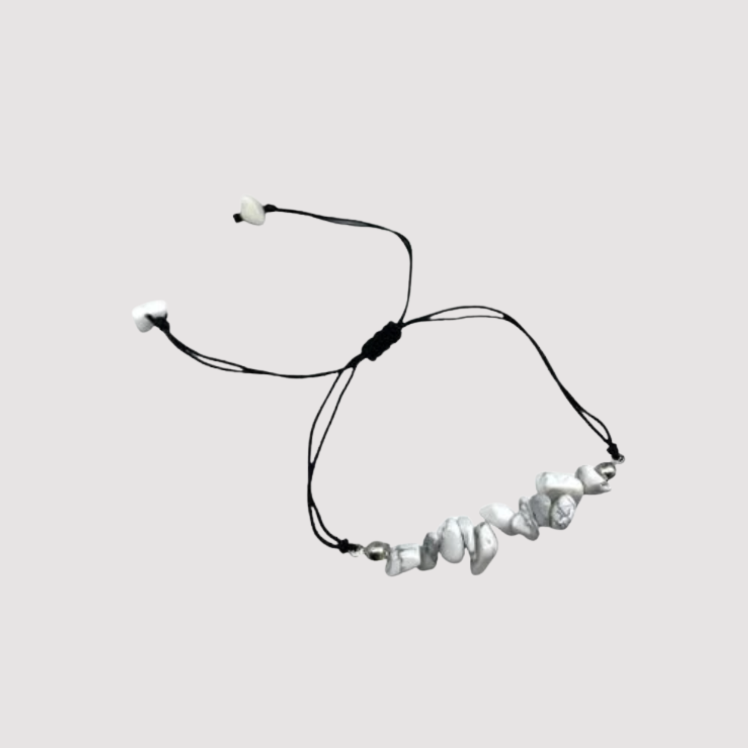 Adjustable Stone Bracelet Howlite