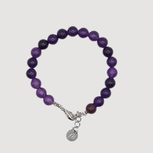 Amethyst Intention Stone Bracelet