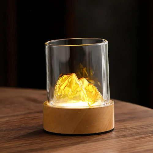 Decor - Glass Mountain Ambient Night Light