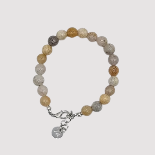 Grey Agate Intention Stone Bracelet