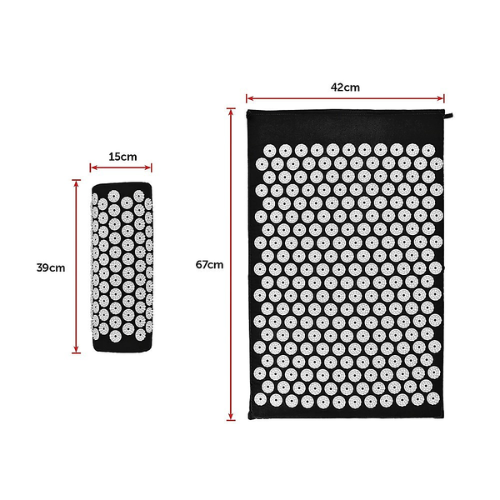 Yoga Acupressure Massage Mat & Pillow Set