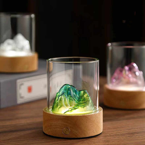 Glass Mountain Ambient Night Light