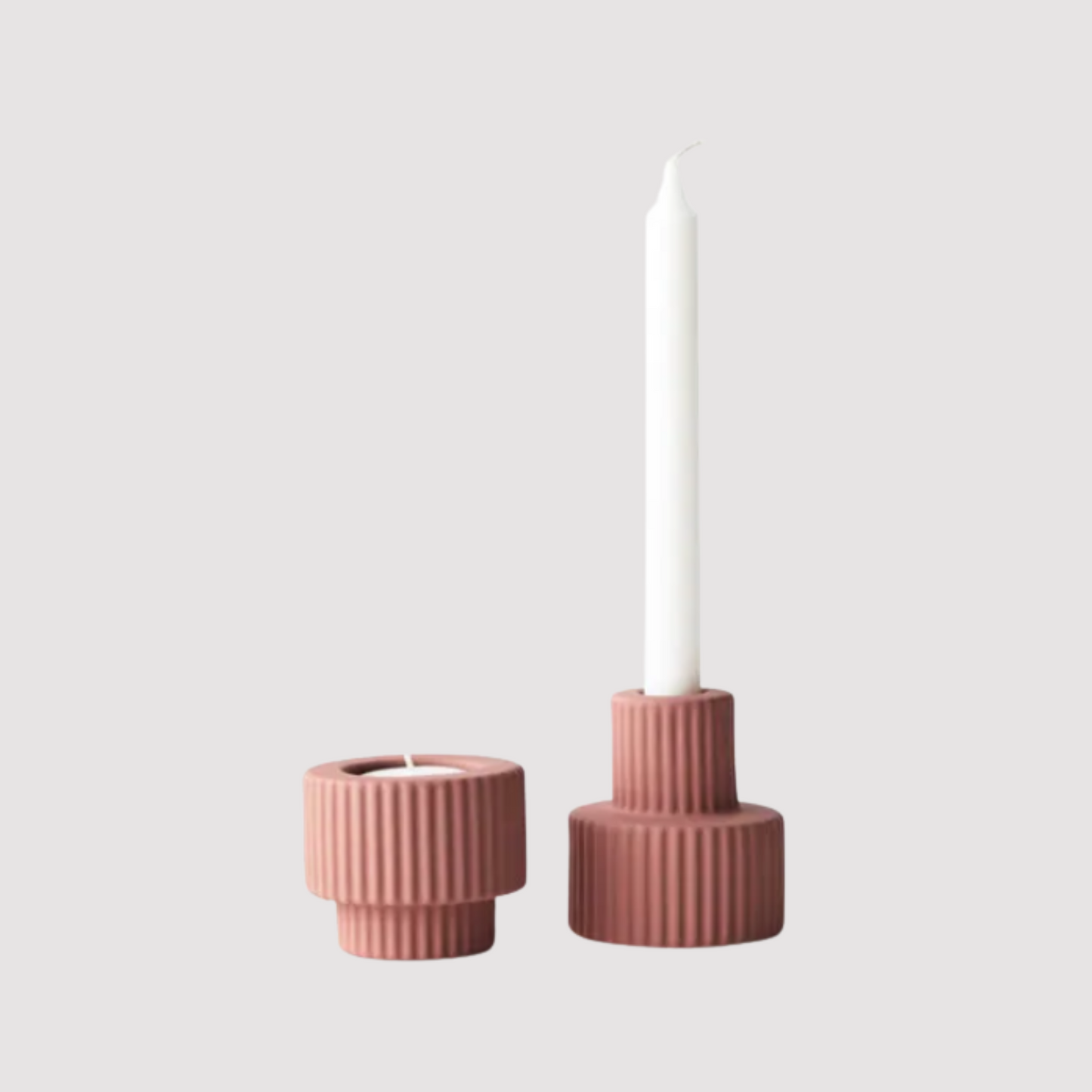 Pink Palina Dinner Candle Holder