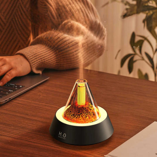 Pyramid Flame Mist Humidifier