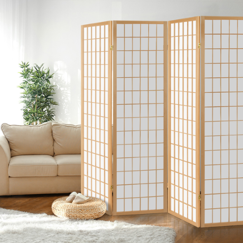 Natural Wooden Room Divider