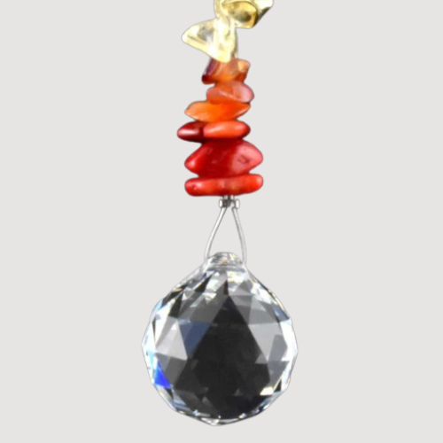Chakra Crystal Sphere Suncatcher