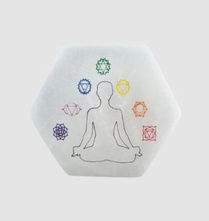 Crystals - Selenite Chakra Charging Plate