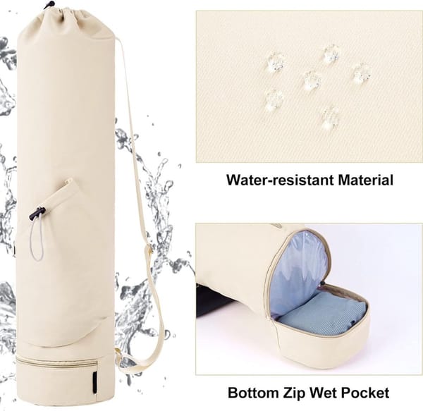 Wellness - Yoga Mat Carry Bag with Storage Pockets