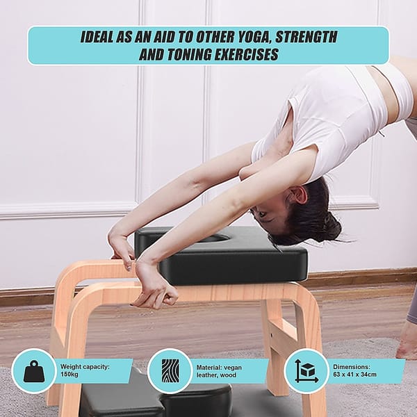 Wellness - Yoga Stool Inversion Multi-Purpose Chair For Headstands