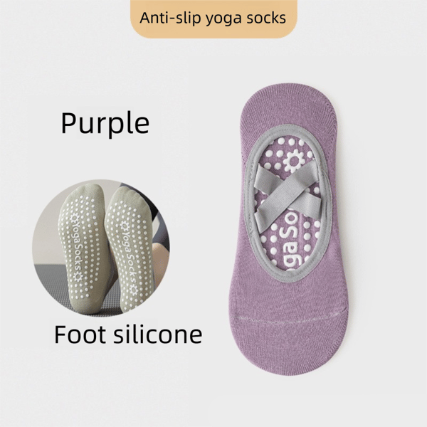 Wellness - Anti-Slip Yoga Socks – 3 Pack