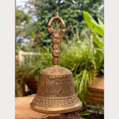 Hand-Engraved Tibetan Ritual Bell