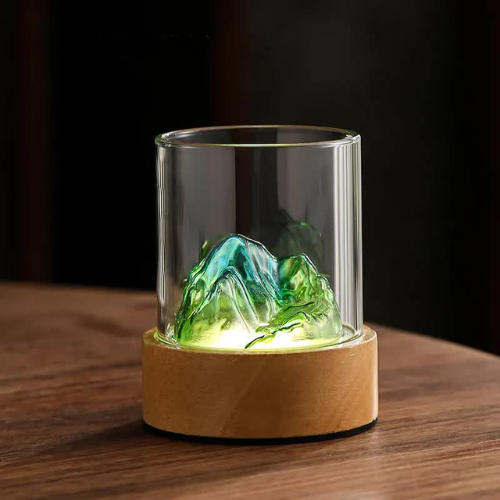 Decor - Glass Mountain Ambient Night Light