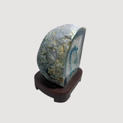 Blue Agate Lamp