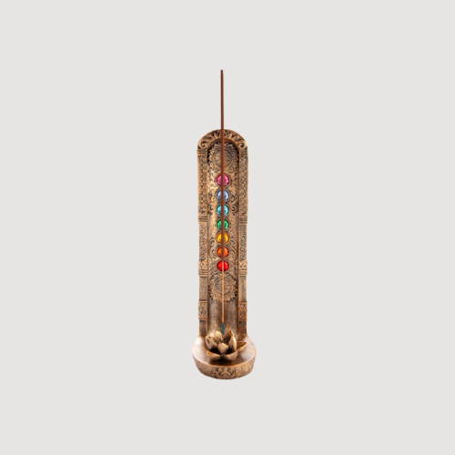 Chakra Lotus Ceramic Incense Stick Burner