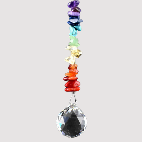 Chakra Crystal Sphere Suncatcher