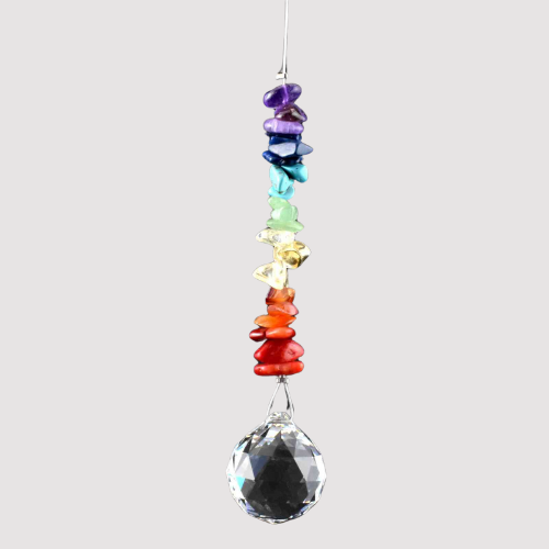Chakra Crystal Sphere Suncatcher