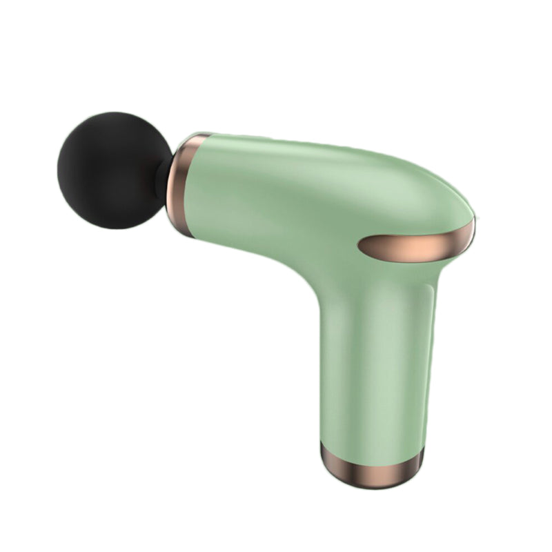 Wellness - 6 Speed Deep Tissue Massage Gun with 4 Heads - Green
