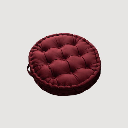 Dutch Velvet Round Tatami Meditation Floor Cushions