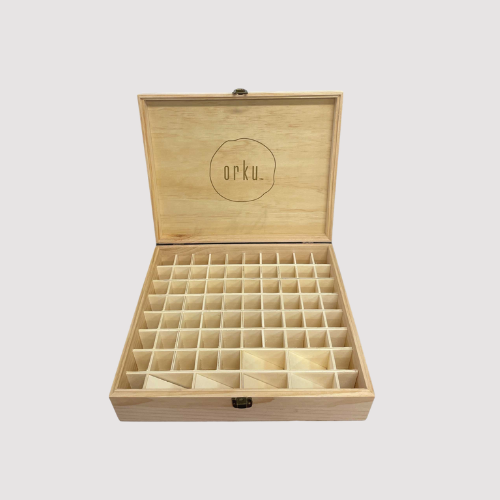 Essential Oils Wooden Storage Box