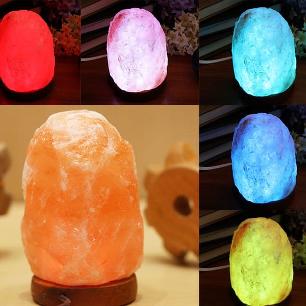Decor - Natural Crystal Salt Lamp – Color Changing LED