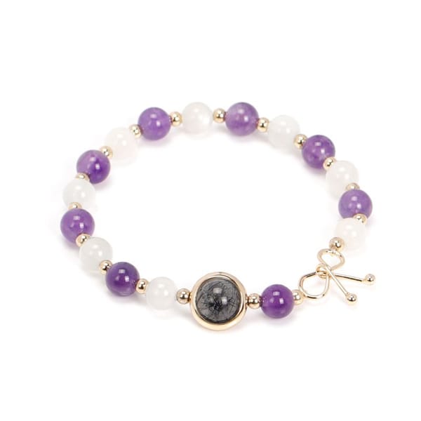 Crystals - Natural Amethyst Beaded Bracelet