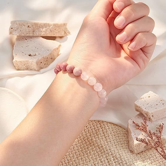 Crystals - Pink Beaded Bracelet