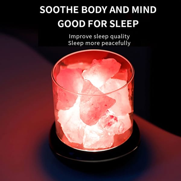 Decor - Salt Crystal Aroma Diffuser Lamp – Color Changing LED