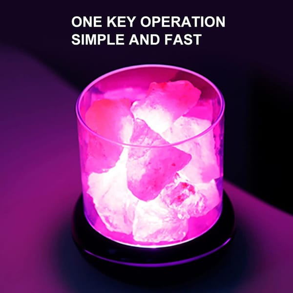 Decor - Salt Crystal Aroma Diffuser Lamp – Color Changing LED