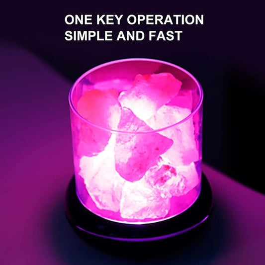 Decor - Salt Crystal Aroma Diffuser Lamp – Color Changing LED