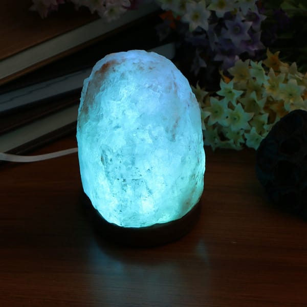 Decor - Natural Crystal Salt Lamp – Color Changing LED