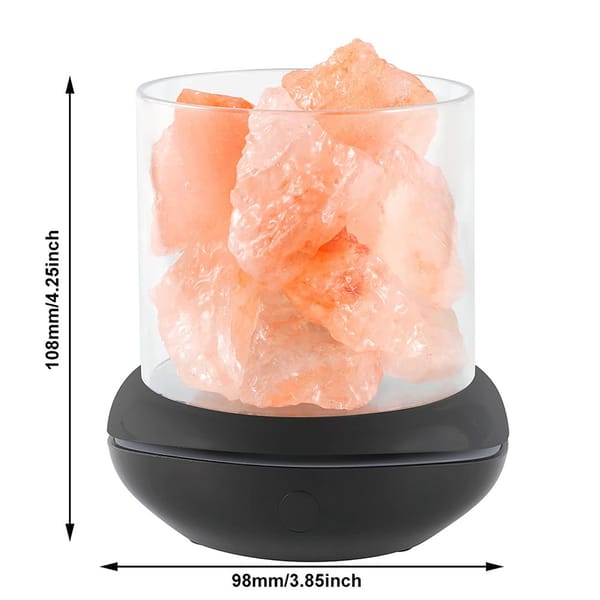 Decor - Salt Crystal Aroma Diffuser Lamp – Color Changing LED