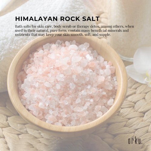 Natural Pink Himalayan Bath Salt Crystals