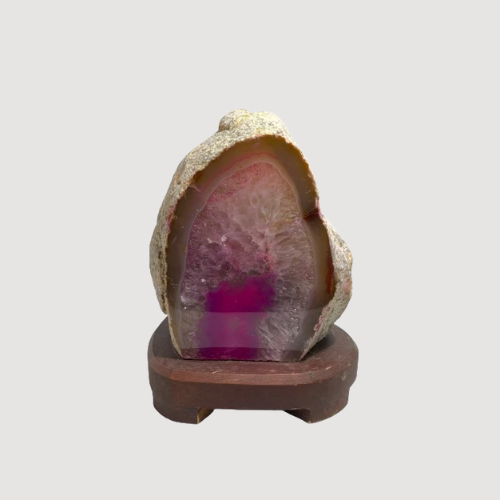 Pink Agate Lamp