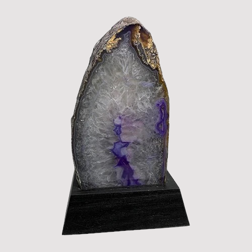 Purple Agate Lamp