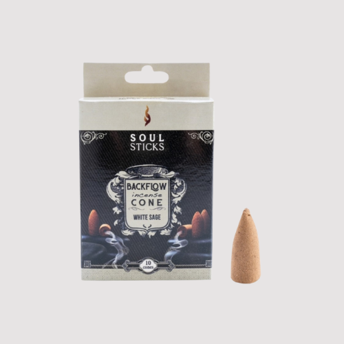 Soul Sticks White Sage Incense Cones – 10 Pack