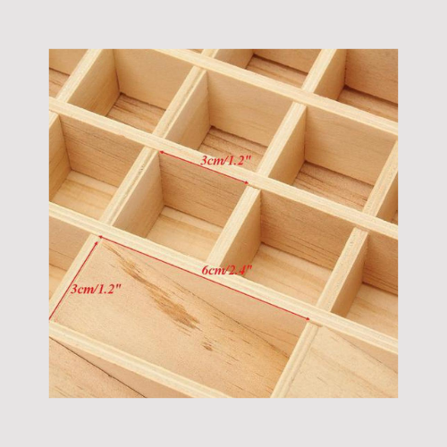 Essential Oils Wooden Storage Box